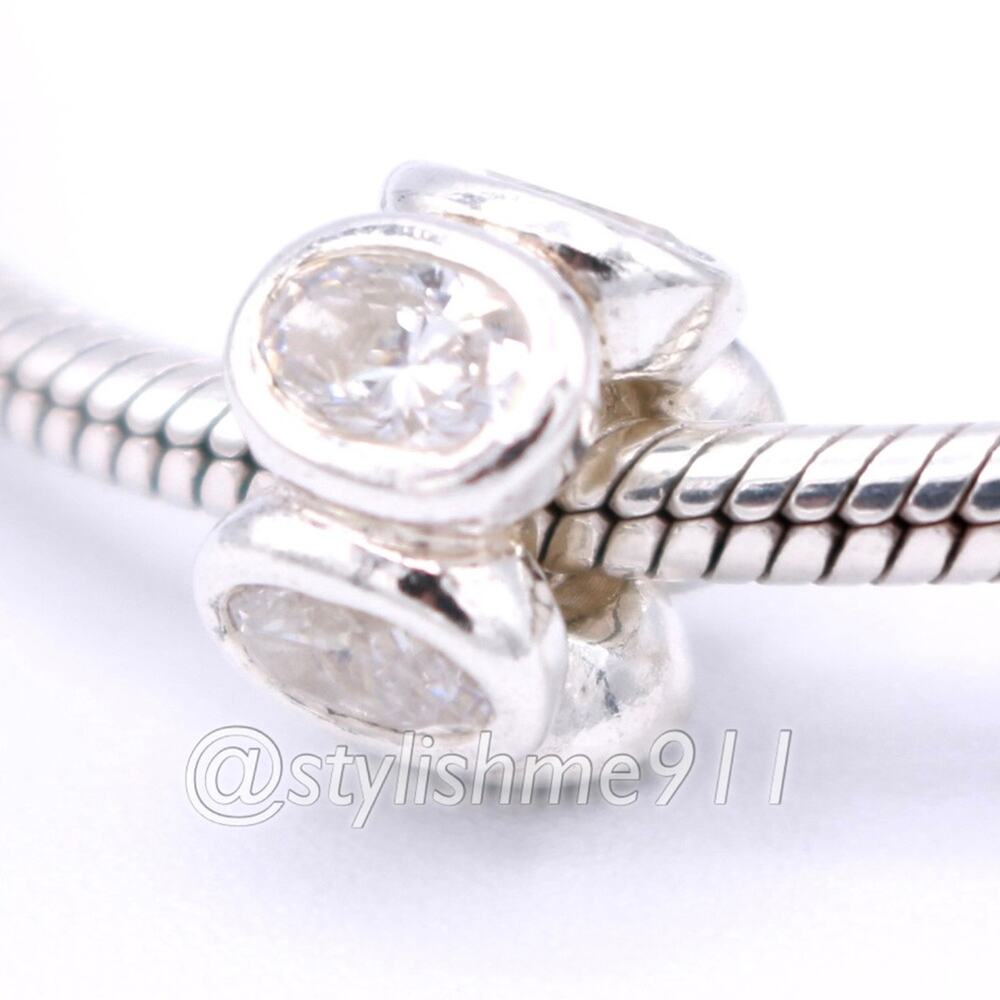 Authentic PANDORA Clear Oval Lights Charm - 790311CZ